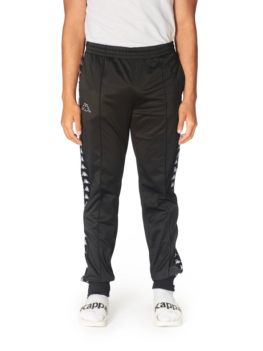 Kappa Mens Black Gray Panel Logo Joggers Sweat Track Pants Size Small  Soccer | eBay